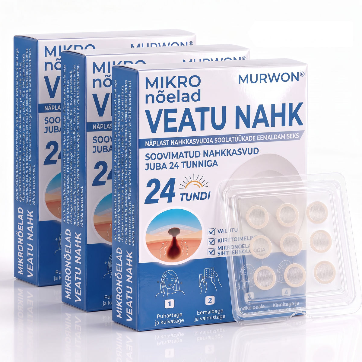 👩‍⚕️🎁Ametlik pood | MURWON®  Mikronõeltega plaastrid täiusliku naha saavutamiseks ja nahavigade eemaldamiseks (nahakasvajate, väikeste nahamoodustiste, tüügaste, sünnimärkide, vanuselaikude ja pigmentatsioonihäirete korral)💡
