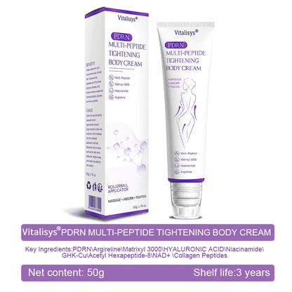💎Vitalisys® PDRN Multi-Peptide Massaging Body Roller Cream- Anti-aging, Hydrating, Skin Firming & Lifting, Skin Repair, Even Tone, Acne and Dark Spot Treatment, Wart and Mole Removal, and Psoriasis Relief.
