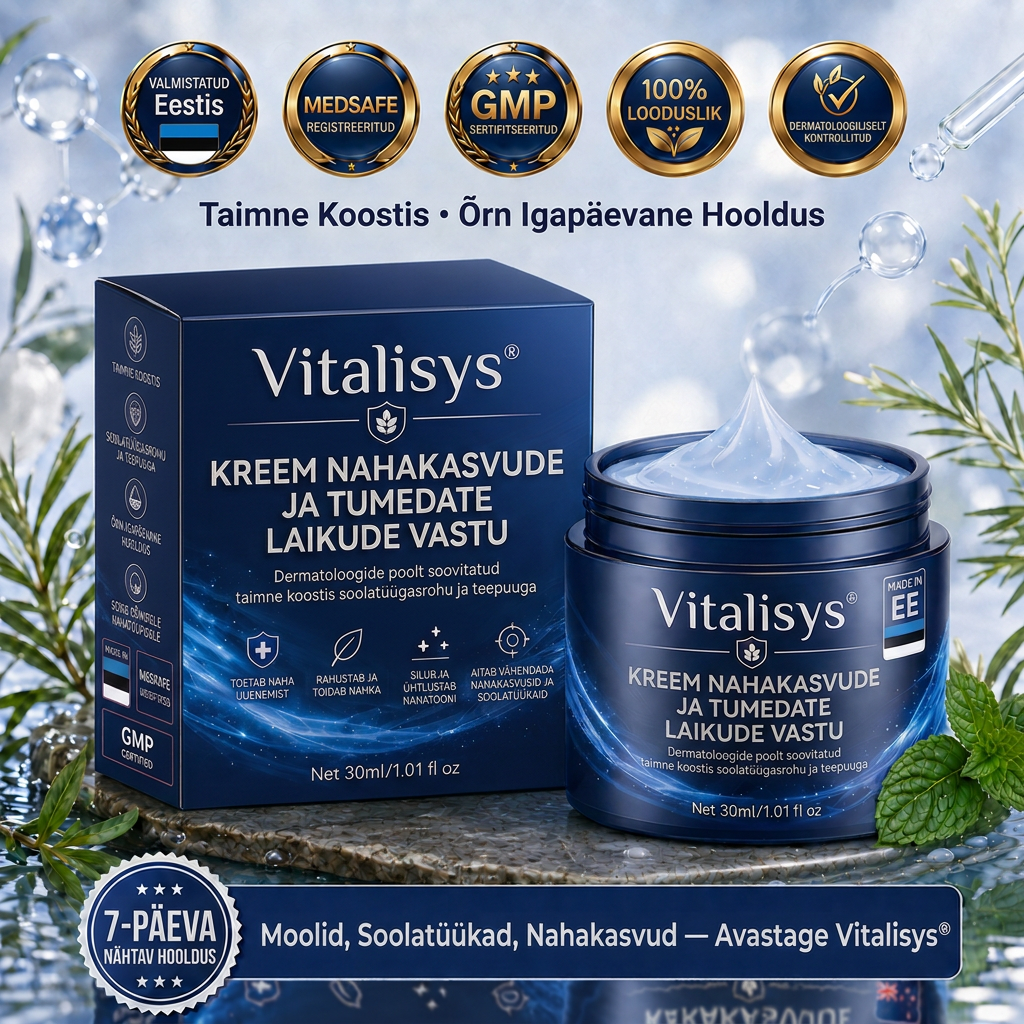 👩‍⚕️✈️ Dermatoloogide soovitatud | Vitalisys® 𝟕-𝐩ä𝐞𝐯𝐚𝐧𝐞 𝐤𝐫𝐞𝐞𝐦 𝐧𝐚𝐡𝐚𝐤𝐚𝐬𝐯𝐚𝐣𝐚𝐭𝐞 𝐣𝐚 𝐭ü𝐥𝐢𝐝𝐞 𝐞𝐞𝐦𝐚𝐥𝐝𝐚𝐦𝐢𝐬𝐞𝐤𝐬 (𝐈𝐥𝐦𝐧𝐞 𝐟𝐨𝐫𝐦𝐮𝐥 – 𝐢𝐥𝐦𝐚 𝐚𝐫𝐦𝐢𝐝𝐞𝐭𝐚)🍈）