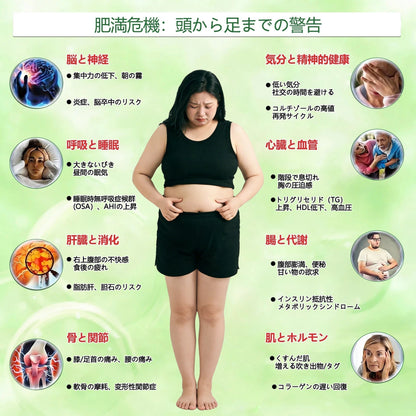 公式フラッグシップストア🐉 /𝑴𝑼𝑹𝑾𝑶𝑵®＆NAD+ 10-in-1 ナノ強化フォーミュラ — 肥満、肌のたるみ、糖尿病、睡眠時無呼吸症候群、関節の悩み、その他健康上の懸念にアプローチ🪖