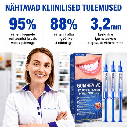 🇪🇪 VITALISYS®🦷 𝑮𝒖𝒎𝑹𝒆𝒗𝒊𝒗𝒆 𝑷𝒂𝒓𝒐𝒅𝒐𝒏𝒕𝒂𝒂𝒍𝒏𝒆 𝒓𝒆𝒈𝒆𝒏𝒆𝒓𝒂𝒕𝒔𝒊𝒐𝒐𝒏𝒊𝒈𝒆𝒆𝒍🍈
